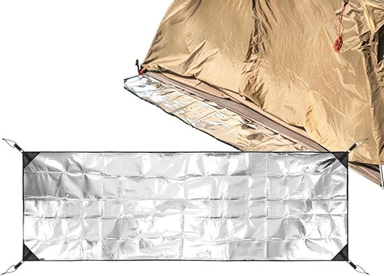 Campingmat Schuim - Isolerende Mat - Buiten Slapen - Waterdicht Aluminium - Diverse Maten - Zilverkleurig