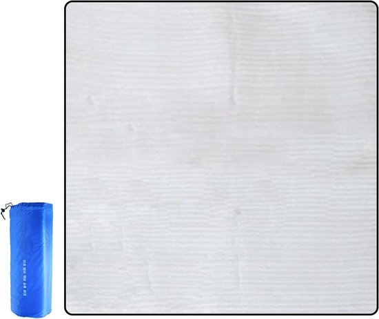 Campingmat Schuim - Slaapmat Outdoor - Kamperen en Wandelen - Warmte-isolerend Materiaal - 240 x 240 cm - Aluminium