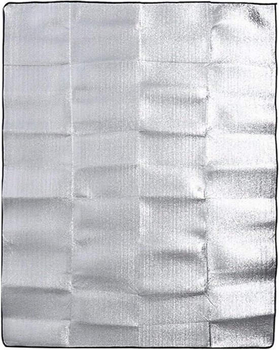 Campingmat - Slaapmat deken - Buitenactiviteiten - Waterdicht parelkatoen - 200 x 150 cm - Grijs