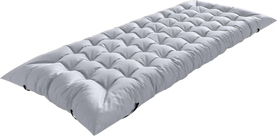 Campingmat - Slaapmat - Kamperen - 8 cm dik - 200 x 80 cm - Lichtgrijs