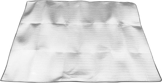 Campingmat - Slaapmat Vloermat - Buiten Kamperen - Dubbelzijdig Aluminiumfolie - 150 x 200 cm - Zilver
