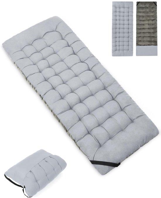 Campingmat voor Veldbed 190 x 71 cm - Lichtgewicht Slaapmat voor Campingbed en Ligstoel - Multifunctionele Mat als Slaapmat, Reisdeken en Tuinligkussen - Comfortabele Kampeermat voor Camping, Tuin en Outdoor Gebruik