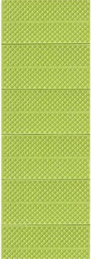 Campingmatras Schuim - Slaapmat Kampeer - Outdoor slapen - Eierkrat ontwerp - 60x32x22cm - Groen