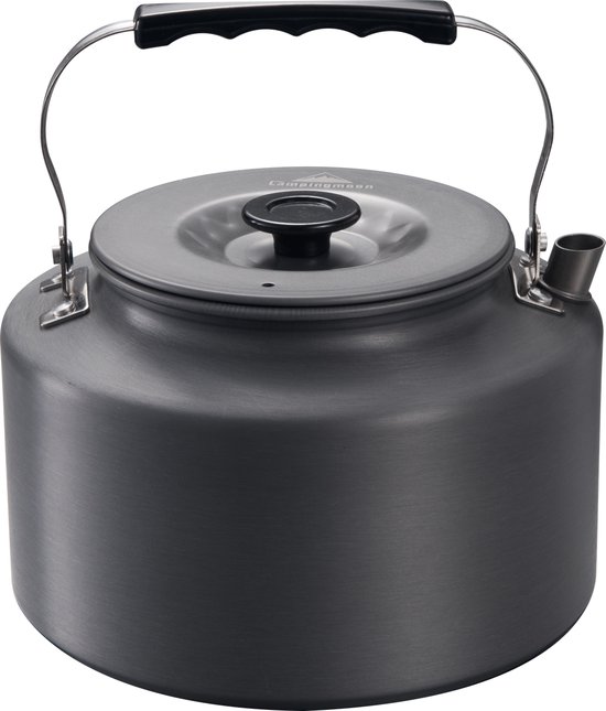 Campingmoon Waterketel 1.5L Aluminium – Ultralicht 350g – Camping Theeketel met Opbergtas