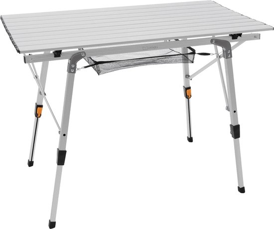 Campingtafel opvouwbaar 90x51,5 cm zilver aluminium ML-Design van ML-Design