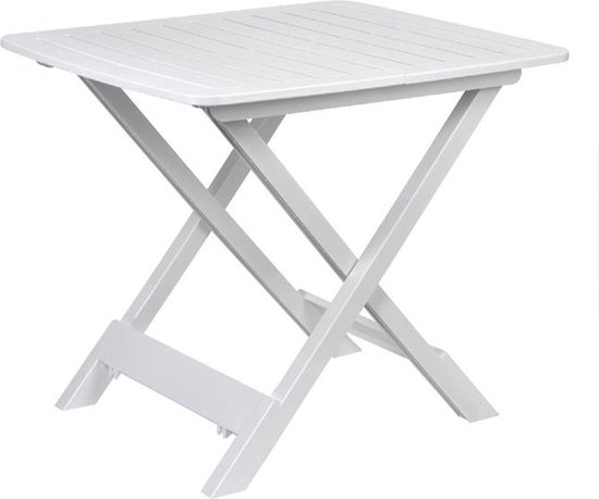 Campingtafel - Vouwbaar - Wit 80x60cm
