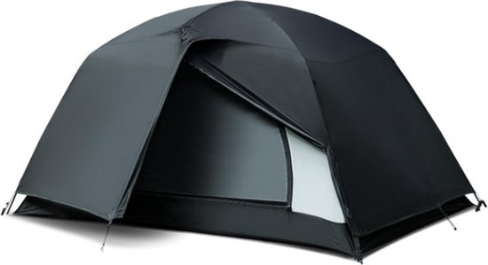 Campingtent - Camping Tent voor 2 personen - Rugzaktent - Vrijstaand - Ultralicht - Waterdicht - voor Buiten - Wandelen - Bergbeklimmen - 210 x 130 x 116 cm - Zwart van Merkloos