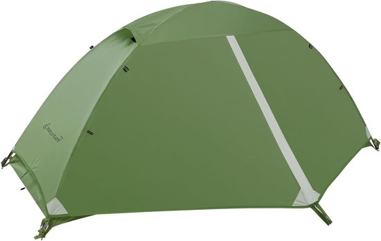 Campingtent voor 1/2/3/4 personen - waterdichte campingtent - licht met kleine verpakkingsgrootte - winddicht -3-4 seizoenen - fietstent, geschikt voor trekking - outdoor, wandelen - koepeltent