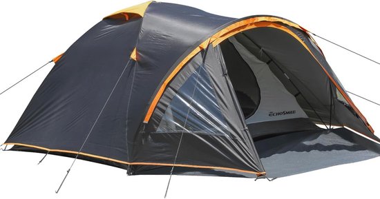 Campingtent voor 4 personen - Waterdicht, 3-4 seizoenen, Ideaal voor Festivals en Avonturen van Merkloos
