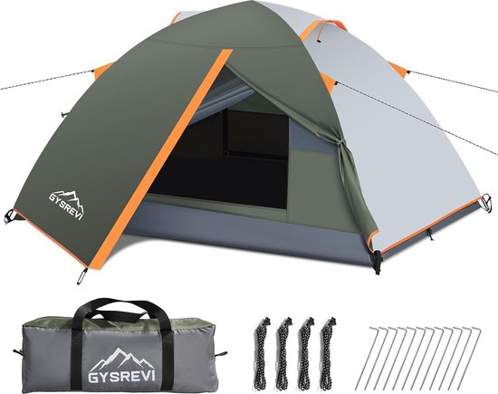 Campingtent, werptent, koepeltent, waterdicht, winddicht, dome tent 2-3, ultralichte tent voor camping, outdoor, trekking van Camp