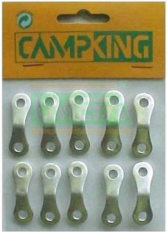 Campking Gebogen Spanner - Aluminium - 10 stuks van Campking