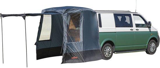 Campout Bustent – Achterklep tent VW T5/T6/T6.1 & Mercedes Vito/V-Class – 3000 mm Waterdicht – Extra Leefruimte – Incl. Luifelstokken – Aanbouwhoogte 185–200 cm