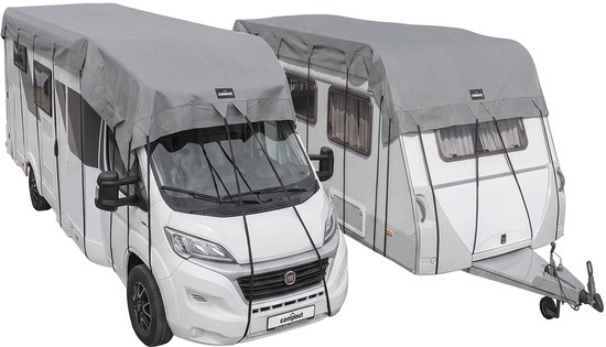 Campout Caravan- en camperdakhoes - 5 x 3 m - Afdekhoes - Camperhoezen - Dakhoes - Caravanhoes - Perfecte Dakhoes voor Caravan en Camper - Ademend 3-laags SFS non-woven PP, 160g/m² - 11 poly