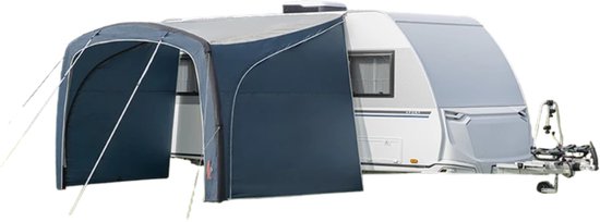 Campout Opblaasbare Luifel voor Caravan & Camper – 300 x 250 cm – 3000 mm Waterdicht – Montagehoogte 235-250 cm – 15 Min Opzetten – Incl. Pomp & Stormscheerlijnen
