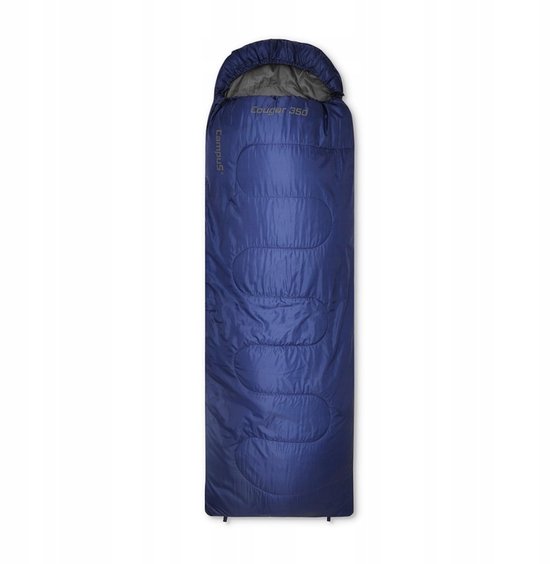 Campus Cougar 350 Slaapzak - Blauw - Linkse Rits - Kamperen
