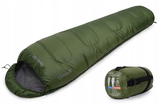 Campus Vello 80 Mummieslaapzak - Ultralicht en compact - 740 g van Merkloos