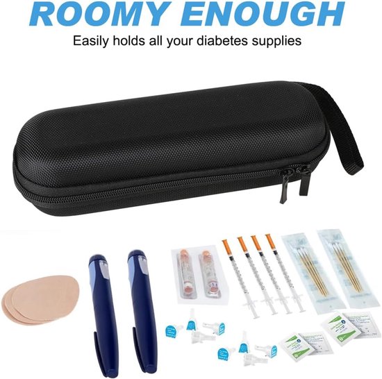 Candala - Koeltas, mini-medicijnen, koelbox, isolatietas, klein etui, diabetici, medicijnentas, penkoelbox voor diabetici-accessoires van Merkloos