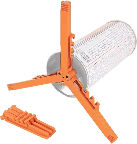 Canister Stabilizer - Driehoek Opvouwbare Fornuis Flessenstandaard voor veilige balans met statief bevestigingshouder, draagbare basis voor kamperen koken, outdoor picknick, wandelen, reizen