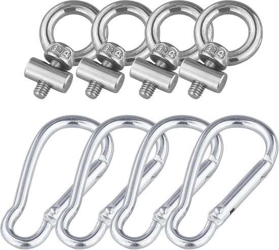 Canopy Rail Stopper 6 mm - RVS - Set van 4 - Veilig en eenvoudig te installeren - ShopVlot
