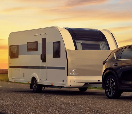 CaraCover - Caravanhoes PVC | Bescherming tegen steenslag en insecten tijdens het rijden van Merkloos