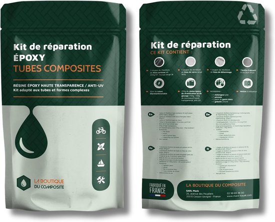 Carbon Fiets Reparatieset - Composiet Herstel - Onderdelen Repareren - Hoge Mechanische Sterkte - Kit Compleet van Merkloos