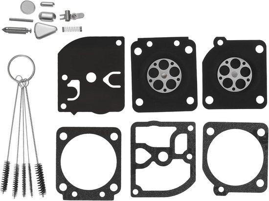 Carburateur Afdichtingsset - Reparatieset Motoronderdelen - Motoronderhoud Buitenapparatuur - Complete Revisie Kit - 14 x 10 x 1 cm