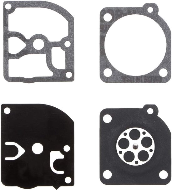 Carburateur Kit - Motor Afdichting - Onderhoud Tuinmachines - Directe Vervanging - 9.4 x 6.3 cm - Grijs