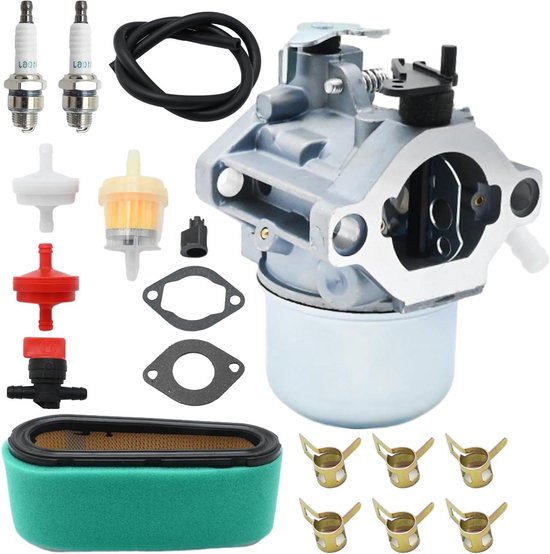 Carburateur Kit - Motoronderdelen Set - Grasmaaier Onderhoud - Inclusief Luchtfilter - 19x9x19cm van Merkloos