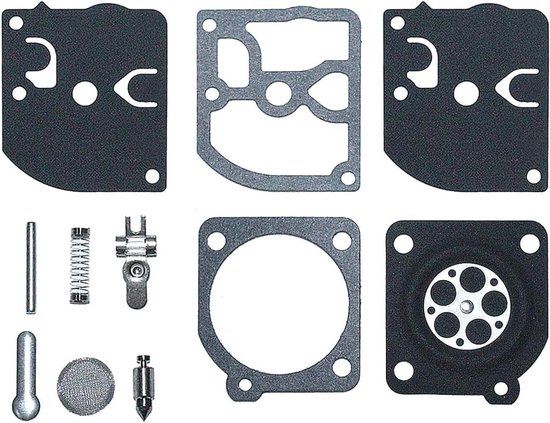 Carburateur Pakking Set - Reparatieset Kettingzaag - Motoronderhoud Uitvoeren - Complete Revisie Kit - 10.8 x 9.8 x 1.4 cm