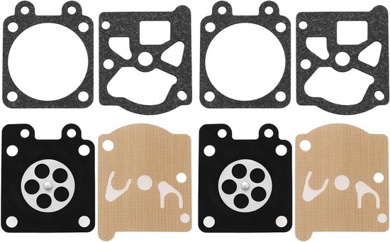 Carburateur Reparatie Kit - Brandstofsysteem Onderhoud - Bosmaaier Onderhoud - Vervangt Versleten Pakkingen - 2 Sets - Niet Van Toepassing
