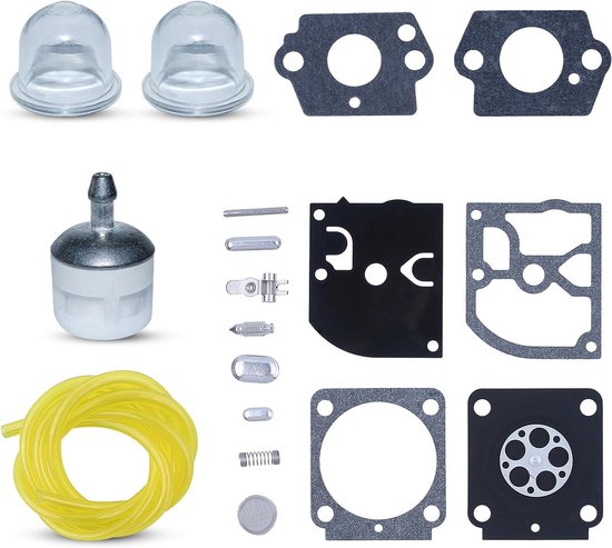 Carburateur Reparatie Kit - Membraan Kit Vervanging - Gras Trimmer Onderhoud - Brede Compatibiliteit van Merkloos