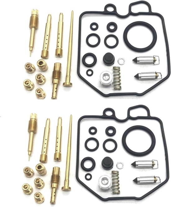 Carburateur Reparatie Kit - Motor Onderhoud - Motor Optimalisatie - Automatische Lucht Benzine Aanpassing - 2 Stuks - Zilverkleurig