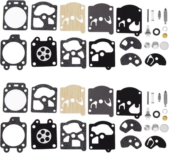 Carburateur Reparatiekit - Gasket Set - Motoronderhoud - Compleet met membranen - 11.6 x 7.3 cm