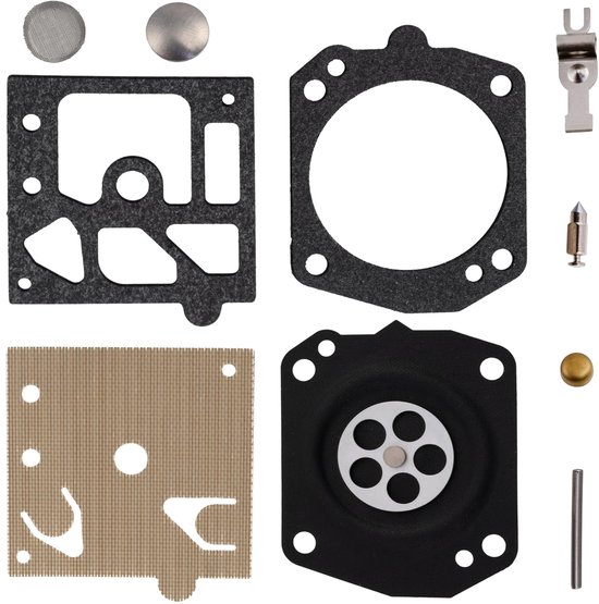 Carburateur Reparatiekit - Kettingzaag Onderdelen - Onderhoud Gereedschap - Compleet Membraan - 10x10x2 cm van Merkloos