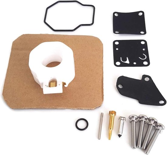 Carburateur Reparatiekit - Motor Onderdelen - Buitenboordmotor Onderhoud - Voor 4-5 PK Motoren - 2-Takt - Aluminium van Merkloos