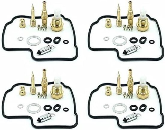 Carburateur Reparatiekit - Motorfiets Onderdelen - Motorfiets Onderhoud - Kwaliteit Aftermarket Onderdelen - 4 Kits - Niet gespecificeerd van Merkloos