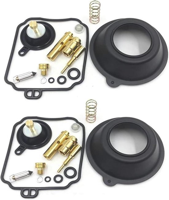 Carburateur Reparatiekit - Motoronderdelen - Motoronderhoud - Directe Gasrespons - 2 Sets - Metaal