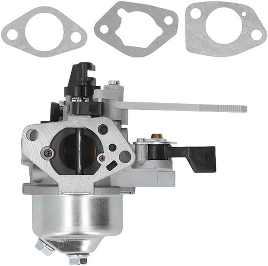 Carburateur Reparatiekit - Motoronderdelen Set - Grasmaaier Onderhoud - Duurzame Prestaties - 18 x 9 x 8 cm - Zilver van Merkloos