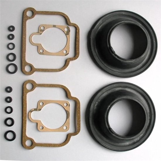 Carburateur Reparatieset - Motorfiets Onderhoudsset - Motorfiets Herstellen - Specifiek Voor BING Airhead - 32mm - Zilverkleurig
