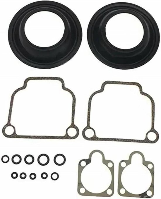 Carburateur Reparatieset - Motoronderdelen Kit - Motor Onderhoud - Complete Revisie Set - 32mm - Zilver