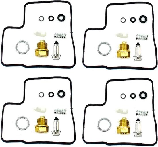 Carburateur reparatieset - Motoronderdelen Kit - Motoronderhoud - Complete Vlotter Naald - 2/4 Sets - Zoals afgebeeld