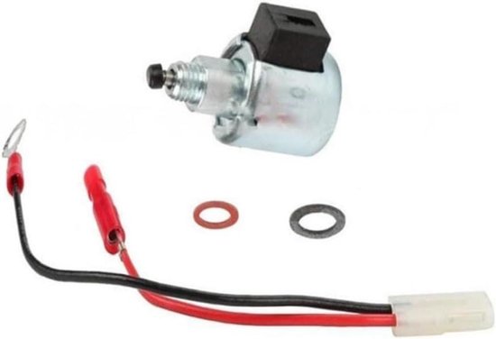 Carburateur reparatieset - Solenoïde klep - Motoronderhoud - Veelzijdige compatibiliteit - 15 x 5 x 3 cm - Zilver