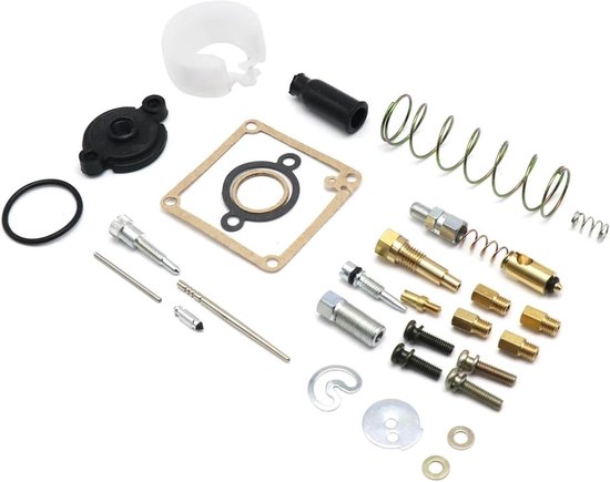 Carburateur Revisieset - Membraan Pakking Kit - Motoronderhoud - Duurzaam Materiaal - 1 Set - Zilver