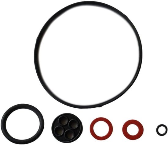 Carburetor O-ring Kit - Brandstofkraan Reparatie - Motoronderhoud - Speciaal voor Honda - 3 x 2 x 1 cm - Zwart van Merkloos