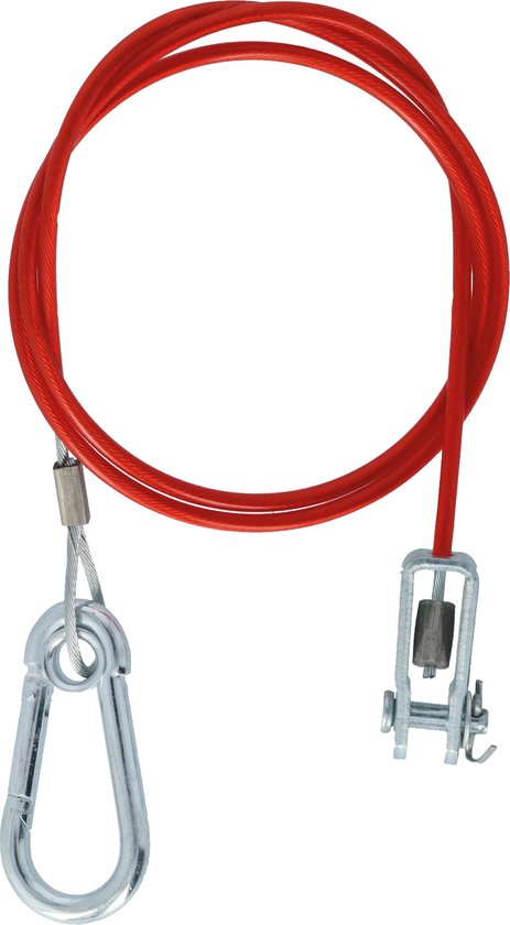 Carpoint Breekkabel met Musketonhaak - 100cm - 1500N/150kg - Breekkabel voor Aanhanger en Caravan van Carpoint