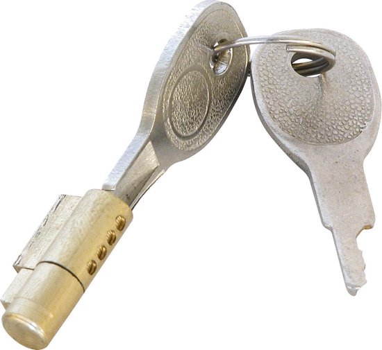Carpoint Steekslot Kogelkoppeling – Inclusief 2 Sleutels – Stevige Metalen Beveiliging – Voor Aanhanger & Caravan