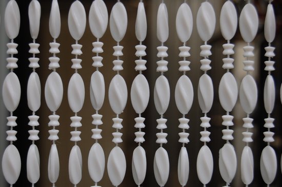 Casa Deurgordijn Kralengordijn Dijon 1 100x230cm wit van Casa