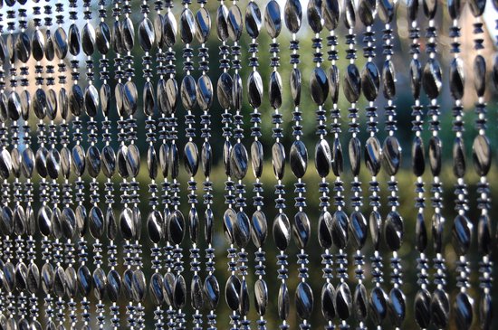 Casa Deurgordijn Kralengordijn Dijon 2 100x230cm zwart van Casa