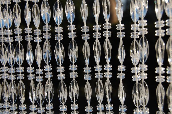 Casa Deurgordijn Kralengordijn Dijon 4 90x210cm transparant van Casa