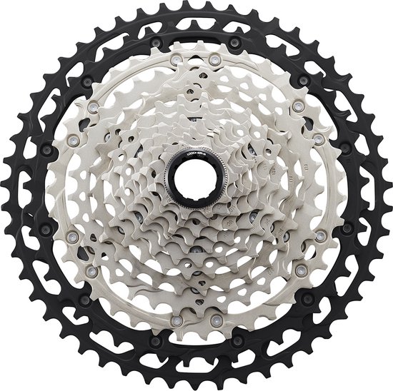 Cassette 12 speed Shimano Deore XT CS-M8100 10-51T van Shimano